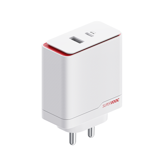 Oneplus 100W SuperVooc DualPort Charger (Adapter With Cable)