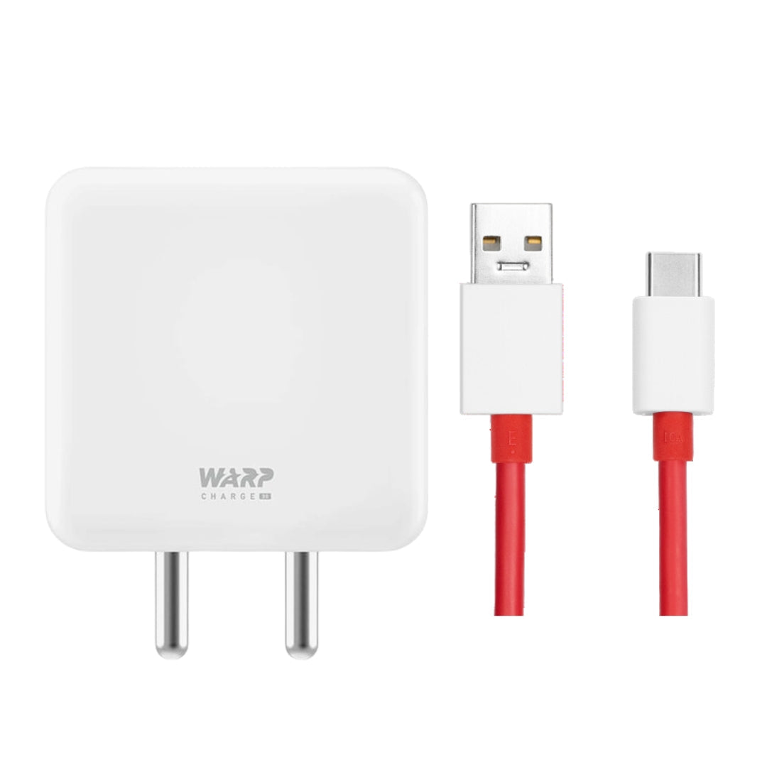 Oneplus 30W Warp Type C Charger (Adapter With Cable)