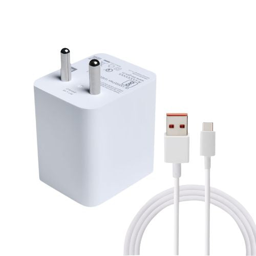 MI 27W SonicCharge Superfast Charger and Cable For Redmi Devices