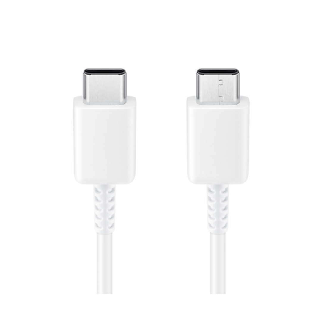 Samsung 25W Type C-C Charger White (Adapter With Cable)