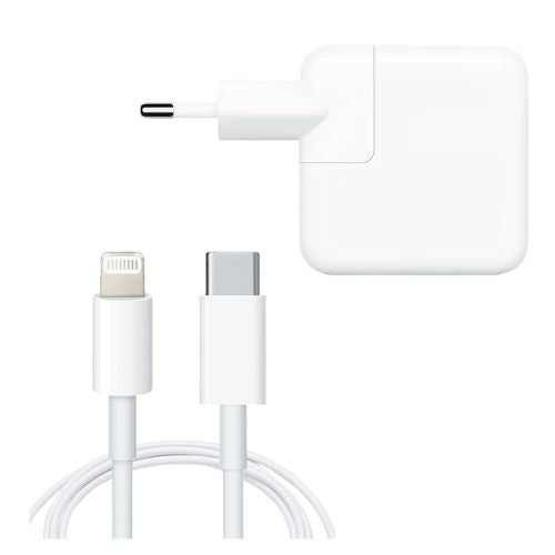 Apple iPhone 35W Dual Power Adapter With USB-C To Lightning Cable For All Apple Devices