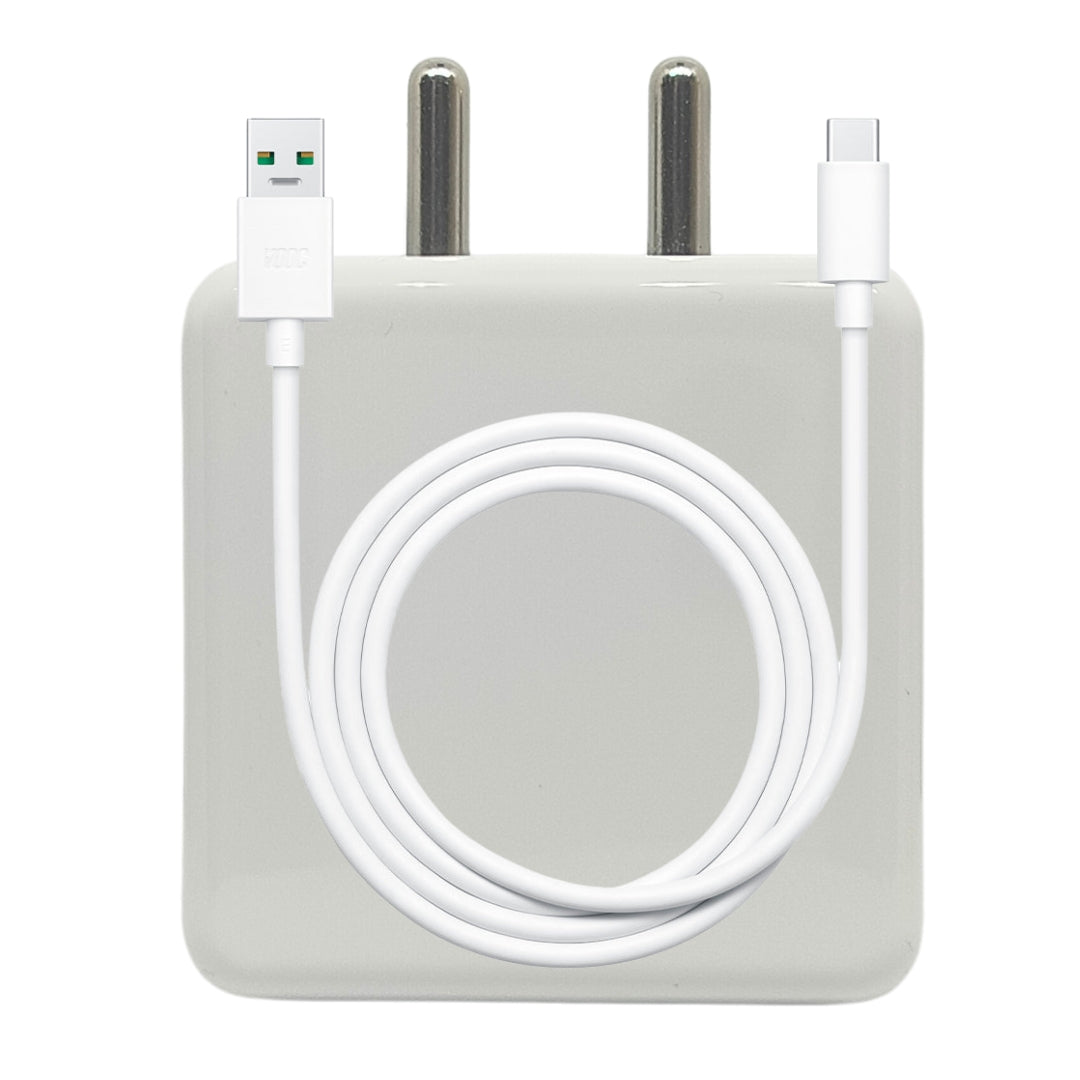 Oppo 67W SuperVooc 2.0 Type C Charger (Adapter With Cable)