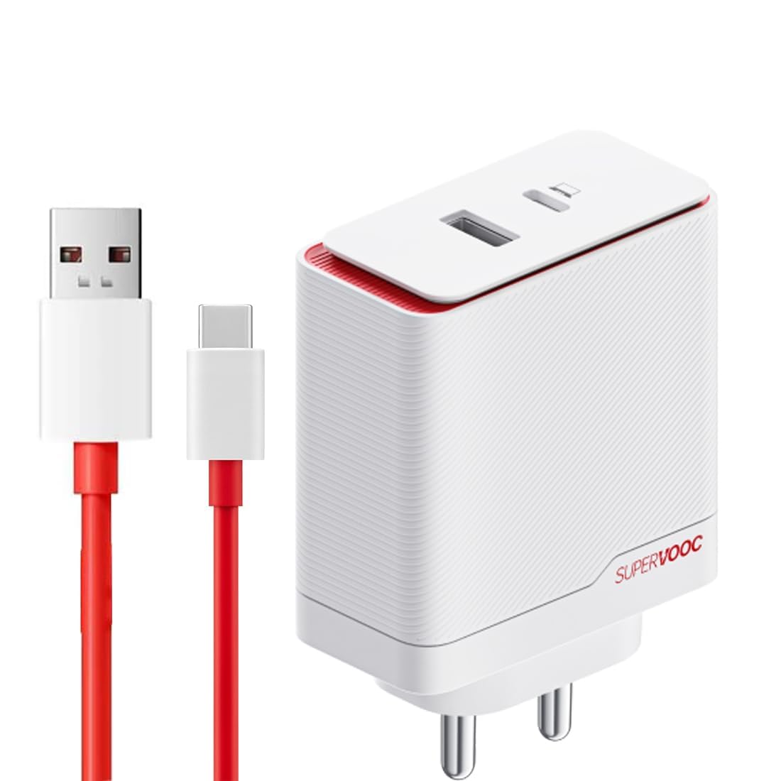 Oneplus 100W SuperVooc DualPort Charger (Adapter With Cable)