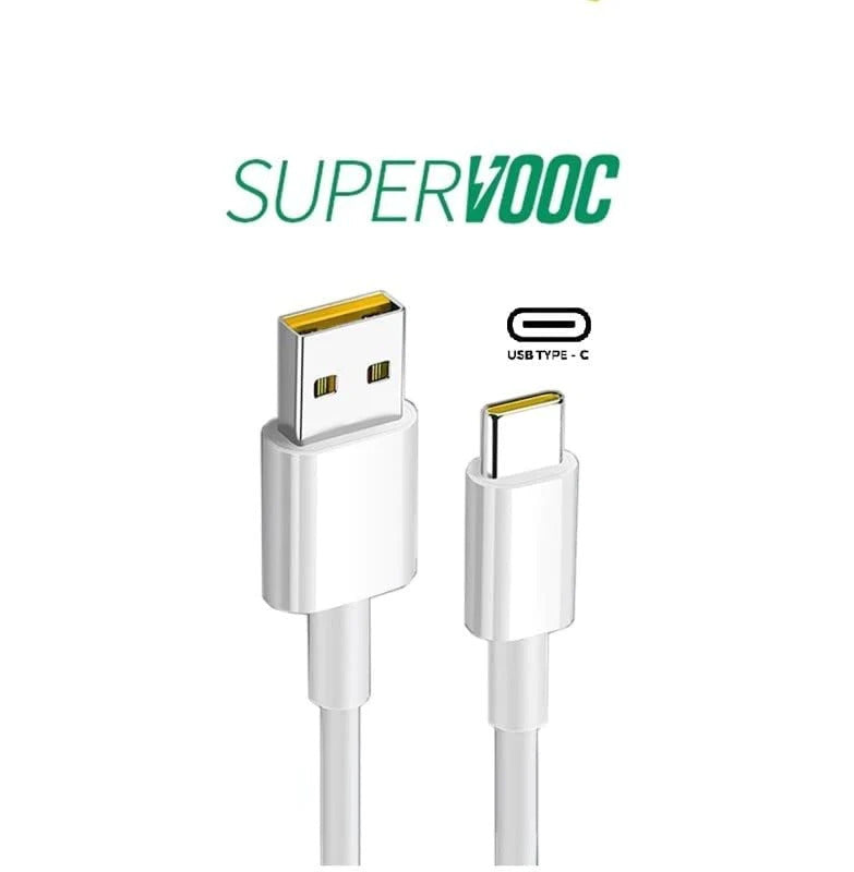 Realme 65W Data Sync Fast Charging Super VOOC Charger with  Type-C Cable