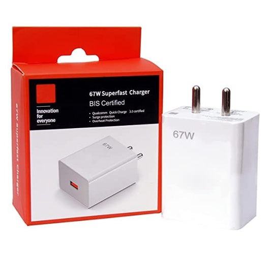 MI 67W Sonic Charge 3.0 Quick Adapter For Redmi Devices