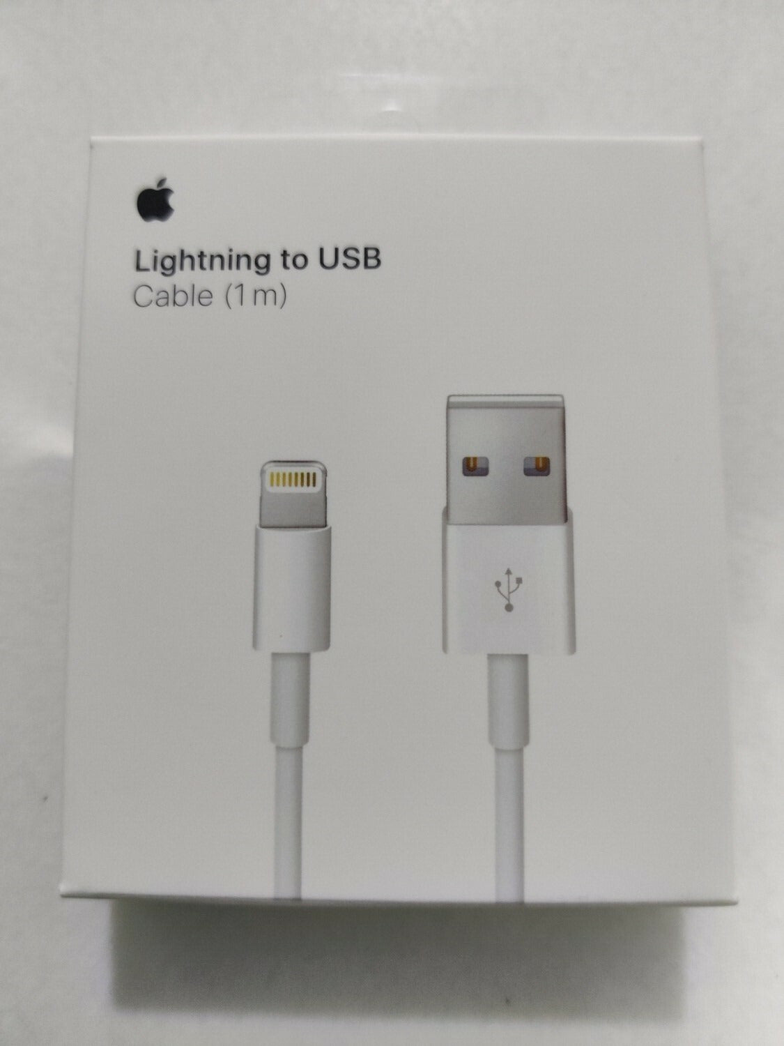 Apple Iphone Lightning To Usb Cable (1M) Cable (Sync and Charge, White) For All Apple Devices