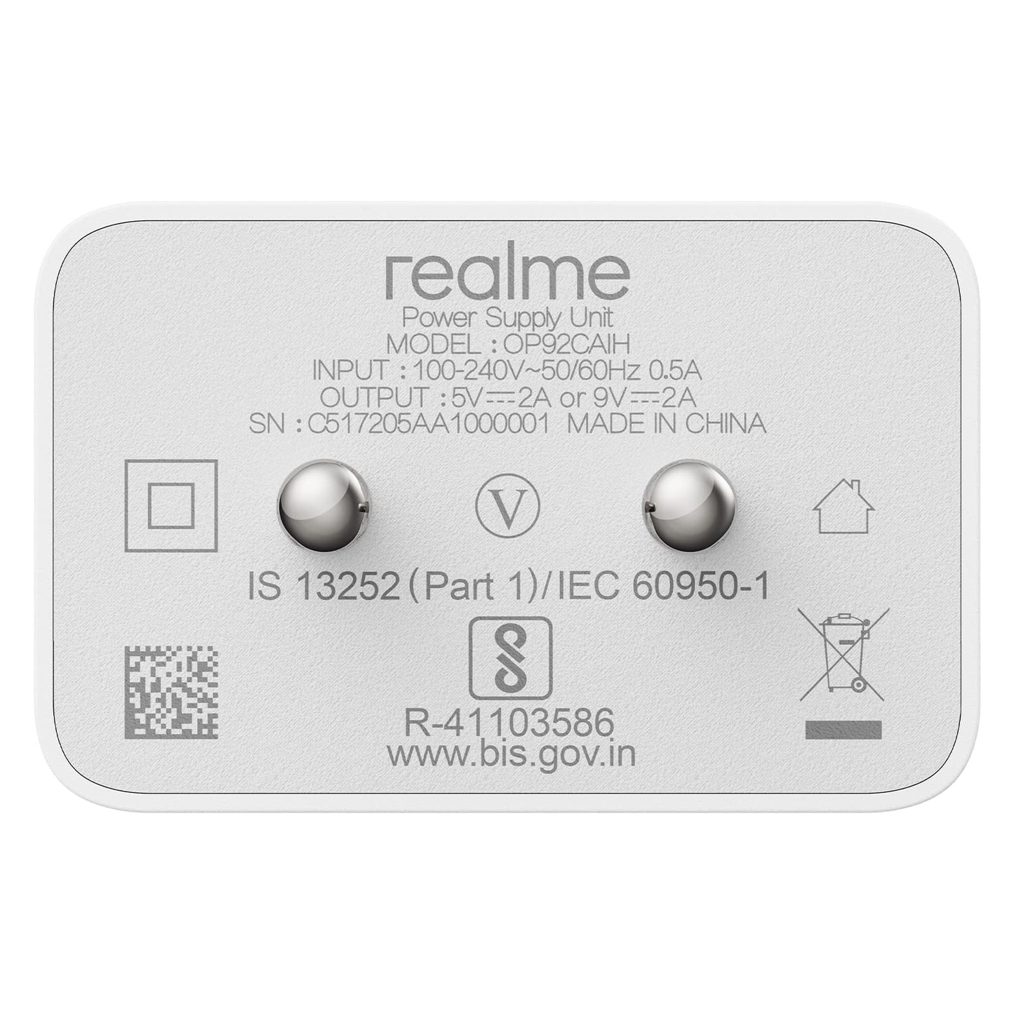 Realme 18W Ultra Fast Type-C Charger For Realme Devices