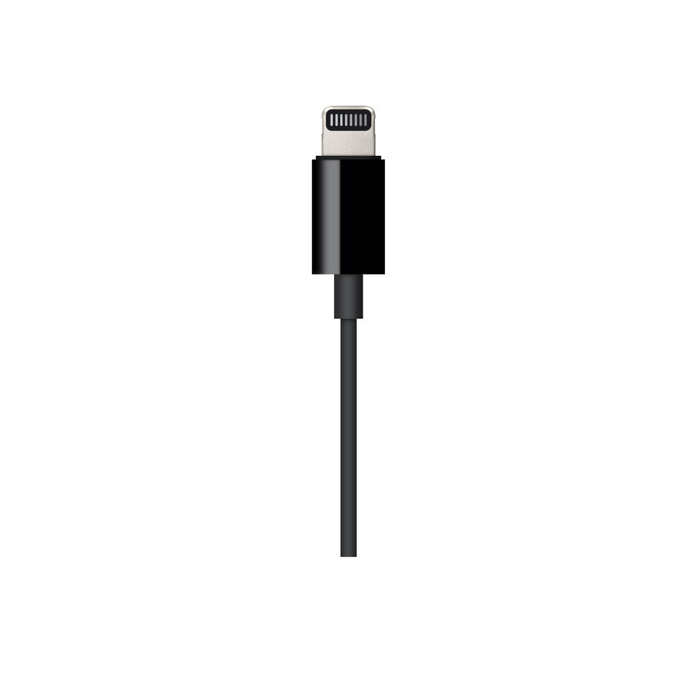 Apple iPhone Lightning to 3.5mm Audio Cable (1.2m) - Black For All Apple Devices