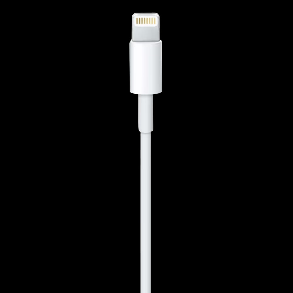 Apple Iphone Lightning To Usb Cable (1M) Cable (Sync and Charge, White) For All Apple Devices