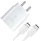 Samsung Superfast Charging 25w Adapter With C To C Cable White Charger