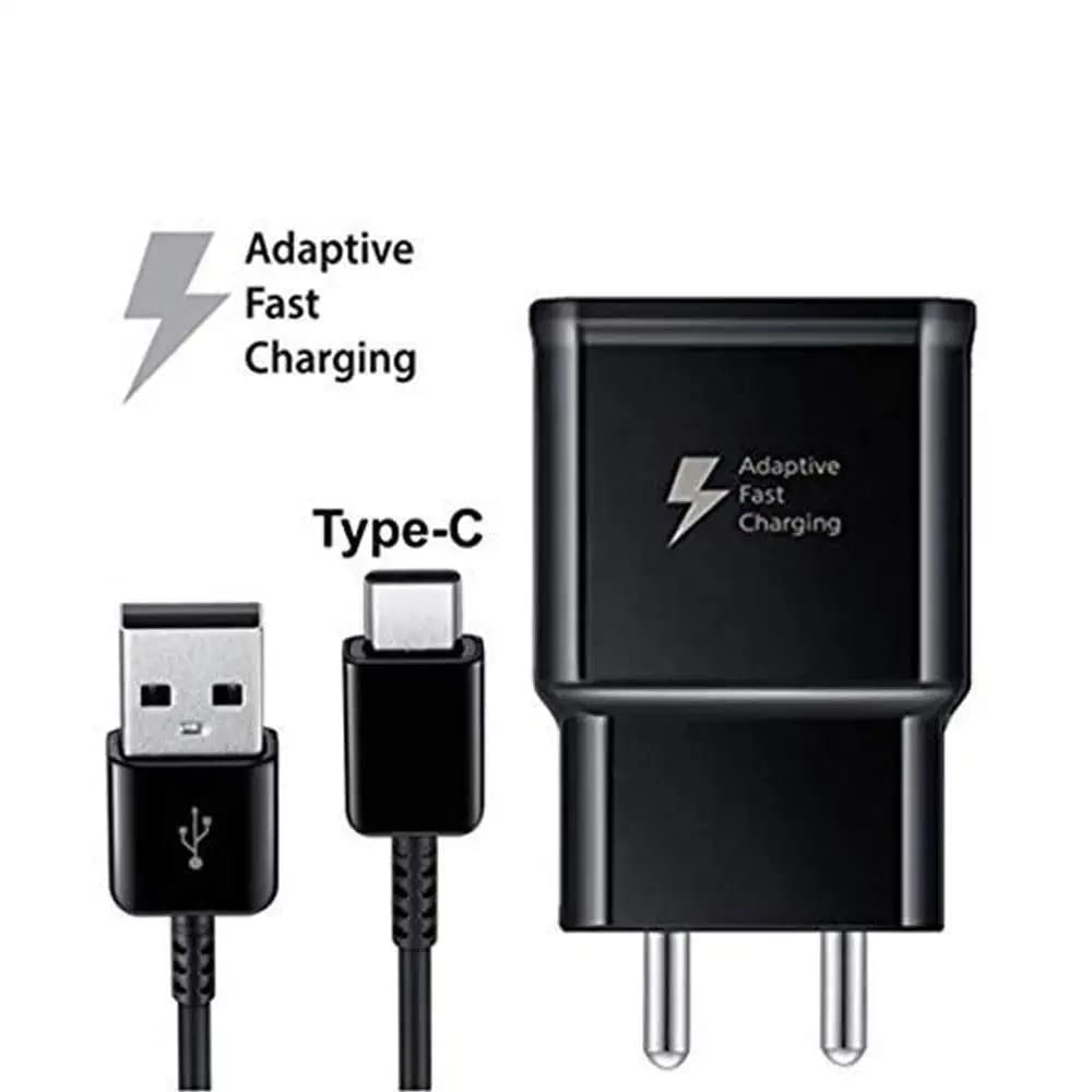 Samsung 15w Travel Adapter With Type C Cable Black Charger